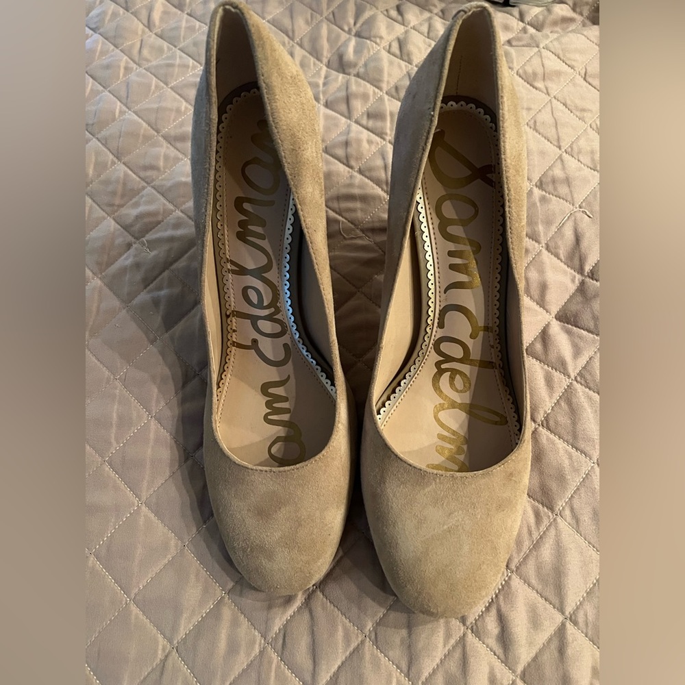 Sam Edelman 9.5 suede tan